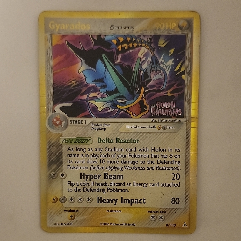 Pokemon Gyarados (Delta) #8/110 Holon Phantoms - MP - Holo Rare